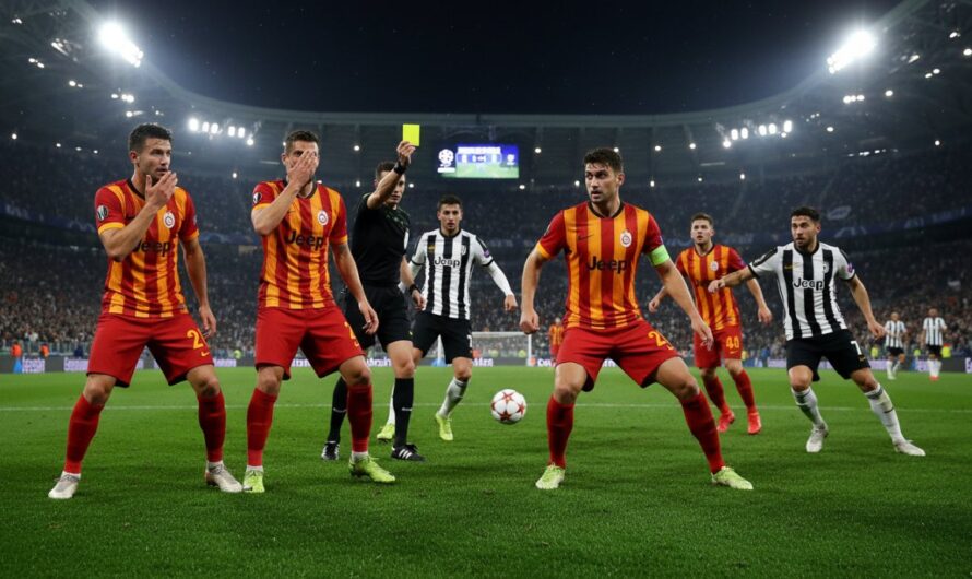 Galatasaray’da 4 Oyuncu Kart Tehditi Altında: Juventus Karşılaşması Öncesi Durum