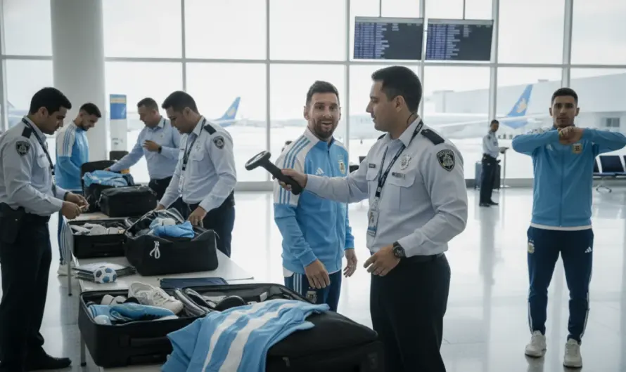 Futbol Efsanesi Sıkı Güvenlik Taramasına Takıldı